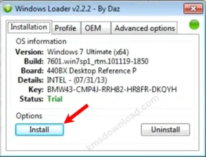 How to Install Windows Loader